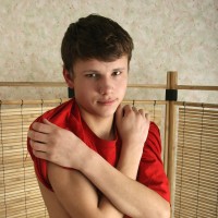 Nikola shows his uncut cock - Picture 3