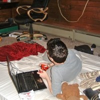 Morning boner stroking - Picture 1