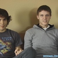 Aiden Riley Scott and Logan Miles stroking their cocks - Picture 1