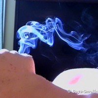 Holden smokes and jerks off - Picture 14