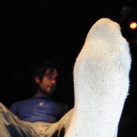 Mat shows his feet - Picture 7