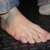 Mat shows his feet - Picture 10