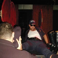 Michael shows off his socks - Picture 12