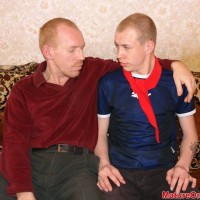 Mature man having fun with a boy - Picture 1