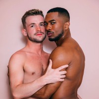 Lane Colten and superstud Sean Xavier fuck after interracial dick sucking - Picture 10