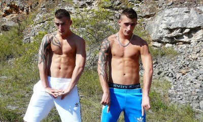 Joseph Mercury and Roberto Mercury outdoor