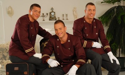 Jason, Jimmy and Joey Visconti are sexy porters