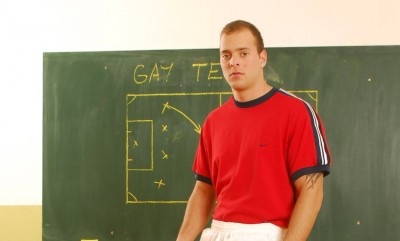 Jimmy Visconti in soccer kit