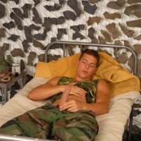 Joey Visconti jerks off in the barracks - Picture 1