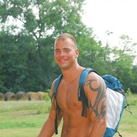 Jimmy Visconti posing nude outdoor - Picture 20