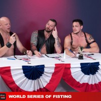Sam Syron and Axel Abysse fists Hugh Hunter and Joey D - Picture 5
