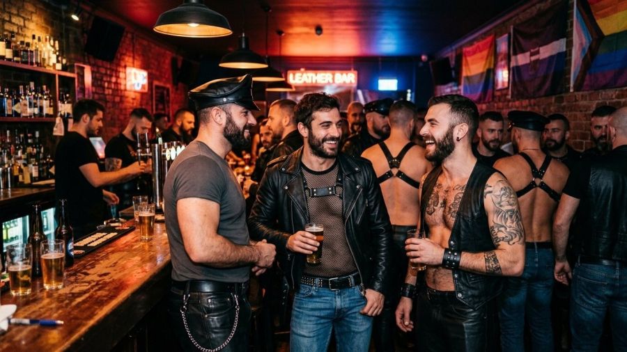 Leather bar